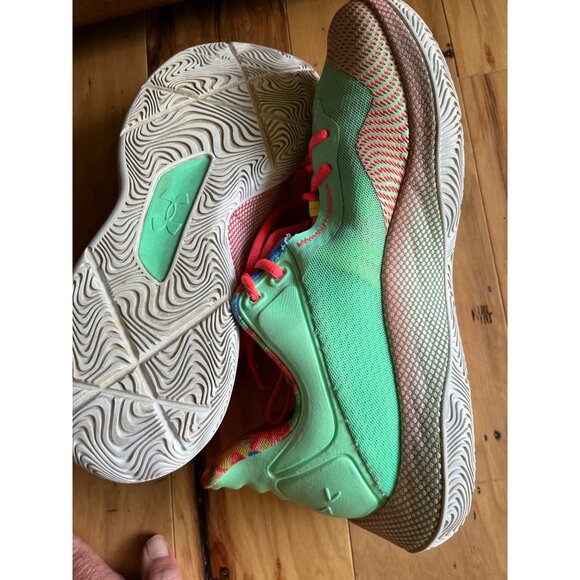 Under Armour Curry HOVR Splash 2 Sour Patch Shoes 3025637-600 Mens Size 11.5 - Picture 9 of 12